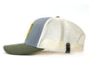 SASQUATCH 6-Panel Curved Snapback, Richardson 112 Grey