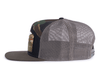 SHENANDOAH 7-Panel Flat Camo Hat, Richardson 168 Black