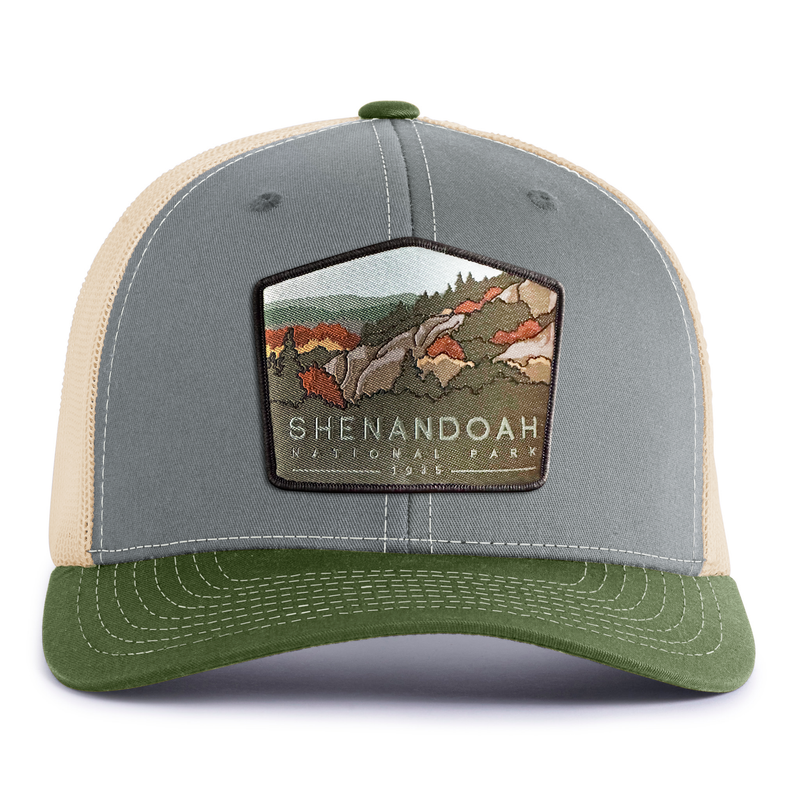 SHENANDOAH 6-Panel Snapback, Richardson 112 Grey