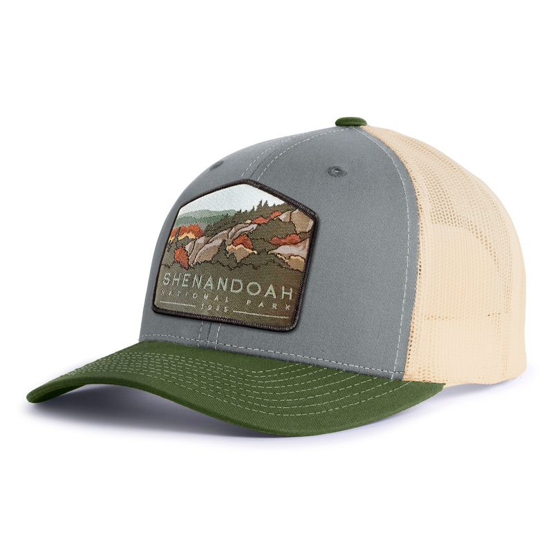 SHENANDOAH 6-Panel Snapback, Richardson 112 Grey