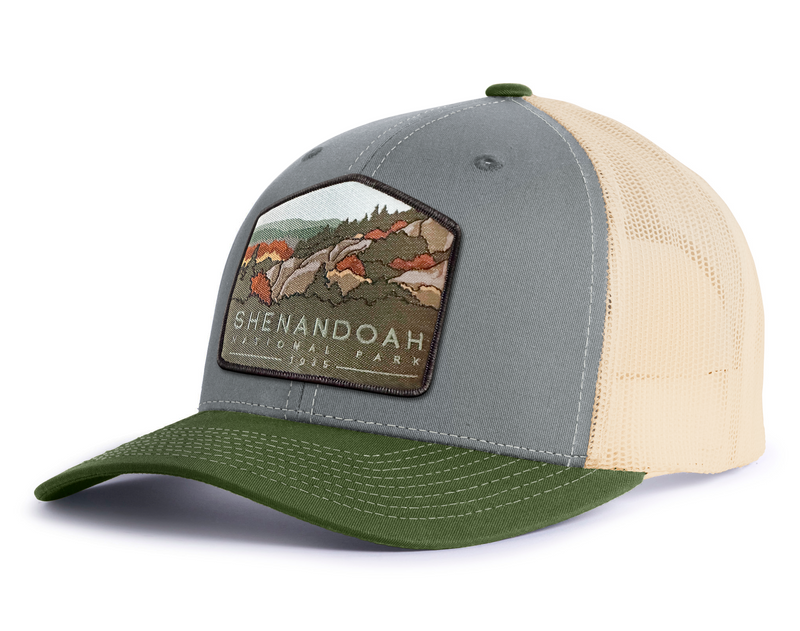 SHENANDOAH 6-Panel Snapback, Richardson 112 Grey