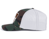 SKI AREA 6-Panel Curved Camo Hat Green