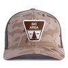 SKI AREA 6-Panel Curved Camo Hat