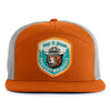 SMOKEY BEAR 7-Panel Flat Snapback