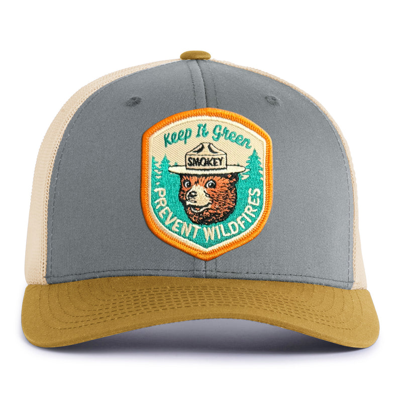 SMOKEY BEAR 6-Panel Low-Profile Snapback