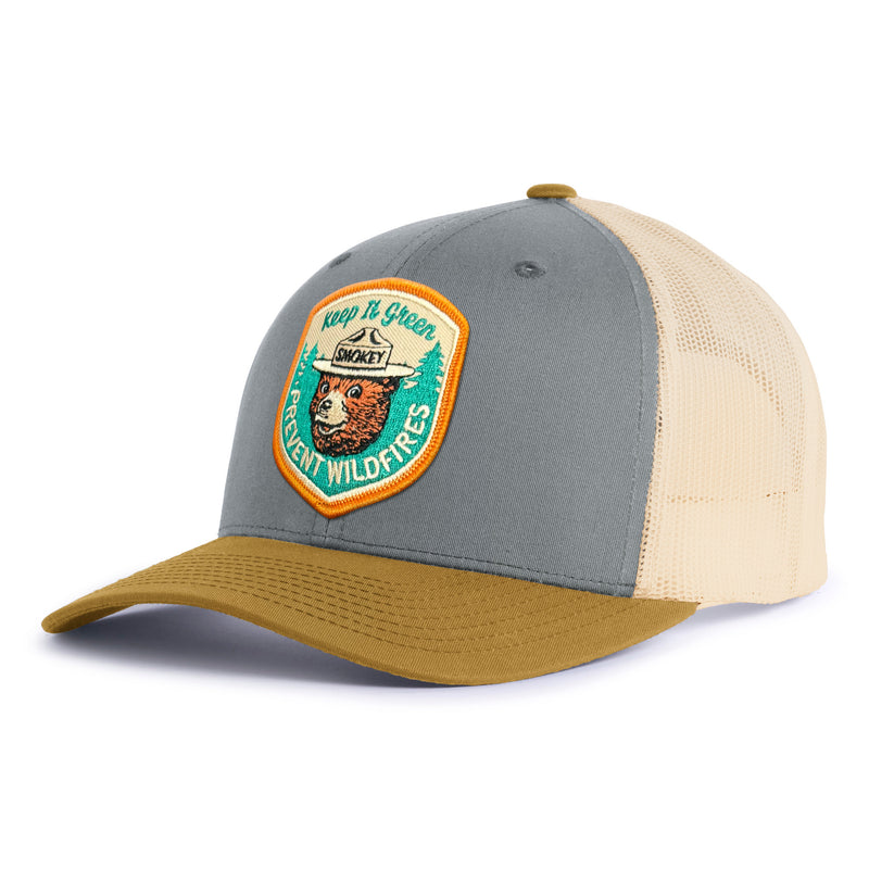 SMOKEY BEAR 6-Panel Low-Profile Snapback