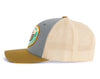 SMOKEY BEAR 6-Panel Low-Profile Snapback, Richardson 115 Grey