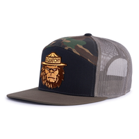 SQUATCHY 7-Panel Flat Camo Hat