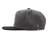 SASQUATCH 6-Panel Flat Snapback Grey Black