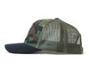 SASQUATCH WOOD 6-Panel Curved Camo Hat Black