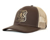 SASQUATCH 6-Panel Curved Snapback, Richardson 112 Brown