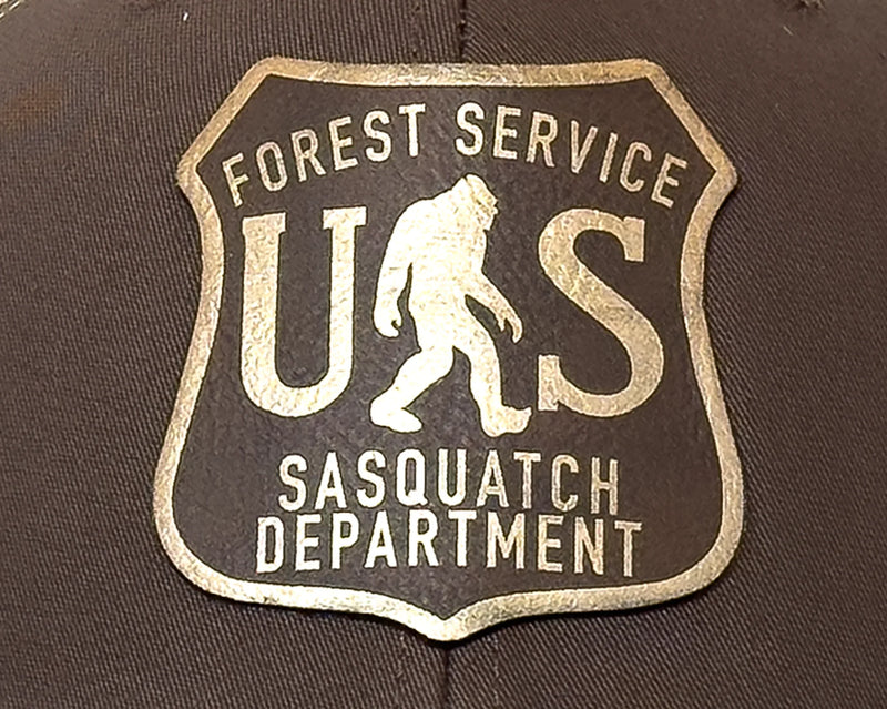 SASQUATCH 6-Panel Curved Snapback, Richardson 112 Brown