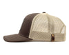 SASQUATCH 6-Panel Curved Snapback, Richardson 112 Brown
