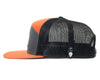 SASQUATCH 7-Panel Flat Bill Snapback, Richardson 168 Orange