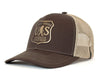SASQUATCH 6-Panel Curved Snapback, Richardson 112 Brown