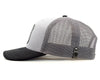 SASQUATCH 6-Panel Curved Snapback, Richardson 112 Silver
