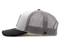 SASQUATCH 6-Panel Curved Snapback, Richardson 112 Silver