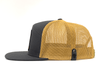 SASQUATCH WOOD 7-Panel Flat Bill Trucker, Richardson 168 Grey