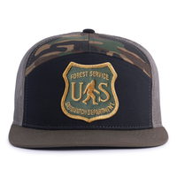 SASQUATCH 7-Panel Flat Camo Hat