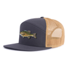 SMALLMOUTH BASS 7-Panel Flat Snapback