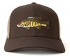 SMALLMOUTH BASS 6-Panel Curved Trucker, Richardson 835 Brown