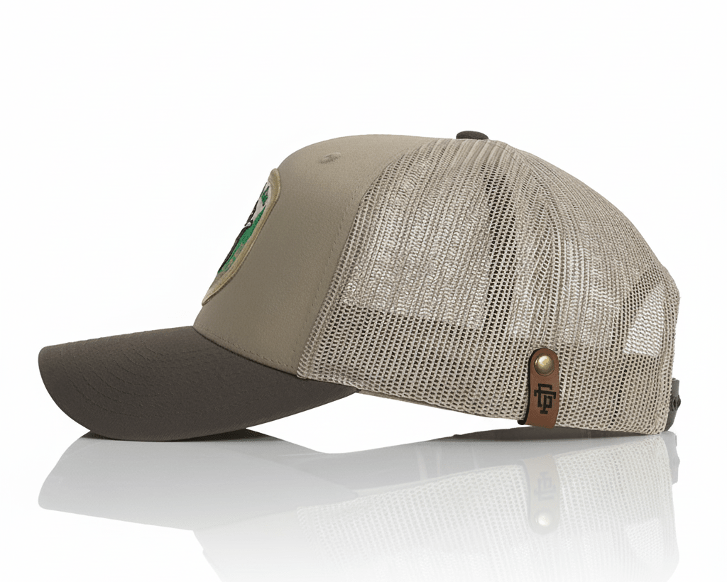 SMOKEY BEAR™ Tan Trucker Hat | Tailgate Hats - Tailgate Hats