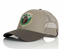 SMOKEY BEAR™ Tan Trucker Hat | Tailgate Hats - Tailgate Hats