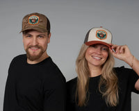 SMOKEY BEAR 6-Panel Curved Camo Hat Beige