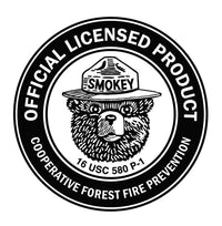 SMOKEY BEAR 7-Panel Flat Snapback, Richardson 168 Heather Gold
