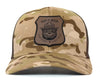 SMOKEY BEAR 6-Panel Curved Camo Hat Brown