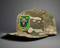 SMOKEY BEAR 6-Panel Flat Camo Hat Beige