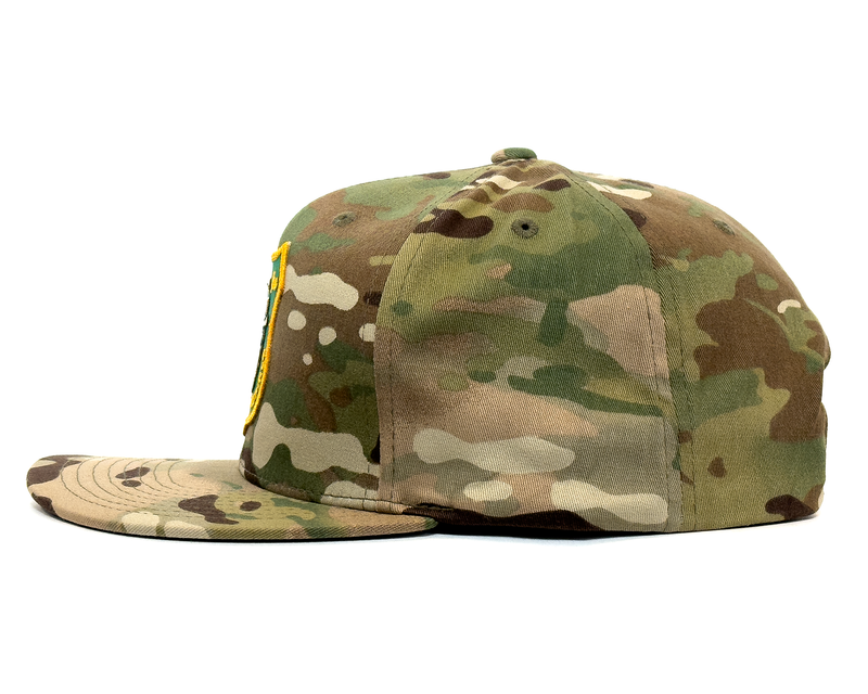 SMOKEY BEAR 6-Panel Flat Camo Hat Beige
