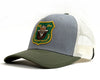 SMOKEY BEAR 6-Panel Curved Snapback, Richardson 112 Grey