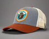 SMOKEY BEAR 6-Panel Curved Snapback, Richardson 112 Orange