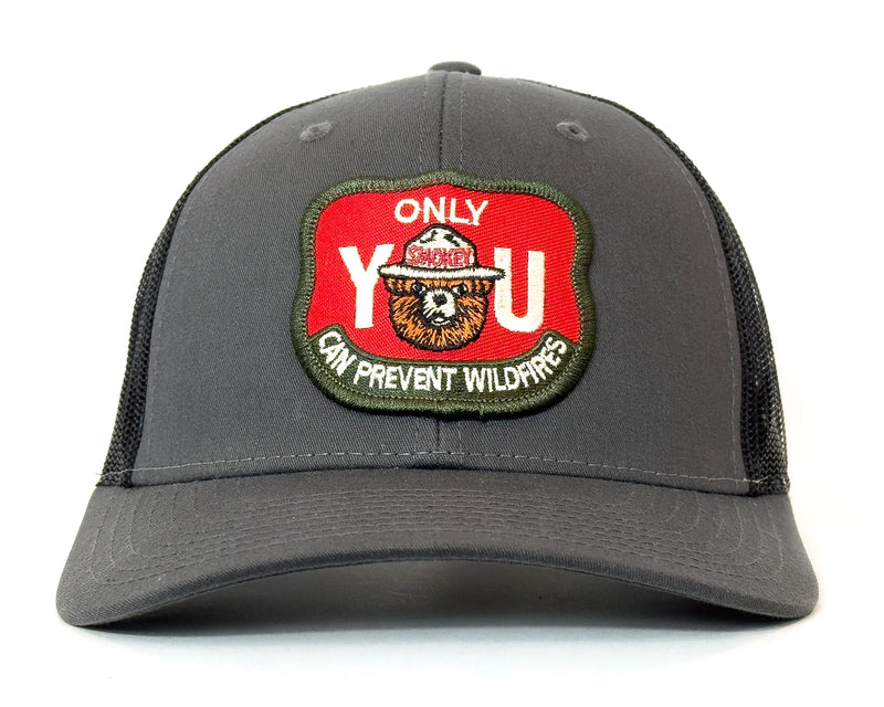 SMOKEY BEAR 6-Panel Low-Profile Cap, Richardson 115 Black