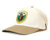 SMOKEY BEAR 5-Panel Curved Snapback, Richardson 323FPC Cream Khaki