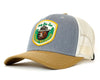 SMOKEY BEAR 6-Panel Curved Snapback, Richardson 112 Grey