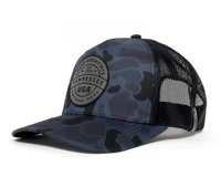 GREAT SMOKY MTS 5-Panel Curved Camo Hat, Richardson 112 Navy