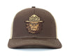 SQUATCHY 6-Panel Curved Snapback, Richardson 112 Brown