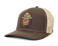 SQUATCHY 6-Panel Curved Snapback, Richardson 112 Brown