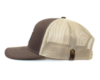 SQUATCHY 6-Panel Curved Snapback, Richardson 112 Brown