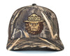 SQUATCHY 6-Panel Curved Mossy Oak Camo Hat Brown