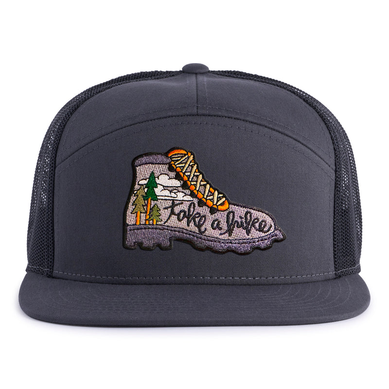 TAKE A HIKE 7-Panel Flat Snapback