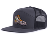 TAKE A HIKE 7-Panel Flat Bill Snapback, Richardson 168 Grey