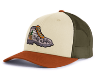 TAKE A HIKE 6-Panel Low-Profile Snapback, Richardson 115 Beige