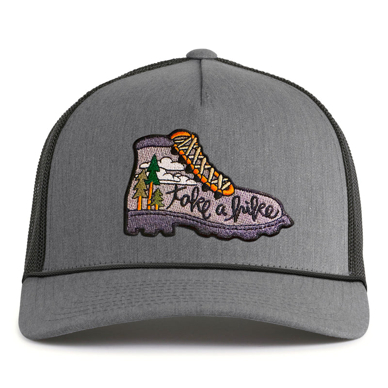 TAKE A HIKE 5-Panel Curved Rope Hat