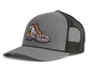 TAKE A HIKE 5-Panel Curved Rope Hat, Richardson 112 Grey