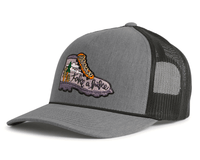 TAKE A HIKE 5-Panel Curved Rope Hat, Richardson 112 Grey