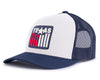 TEXAS BADGE 6-Panel Curved Snapback, Richardson 112 White