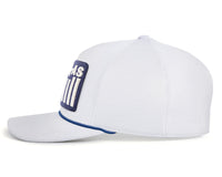 TEXAS BADGE 5-Panel Curved Rope Hat, Richardson 112 White